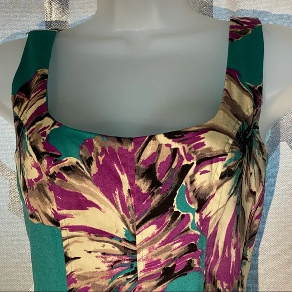 Nine West Beautiful Floral botanical dress Size 2 - Picture 4 of 8